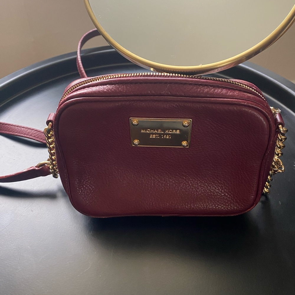 Micheal Kors Ox Blood Purse